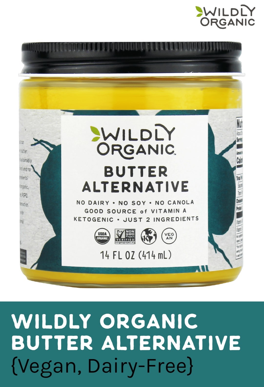 Jar of Wildly Organic Butter Alternative