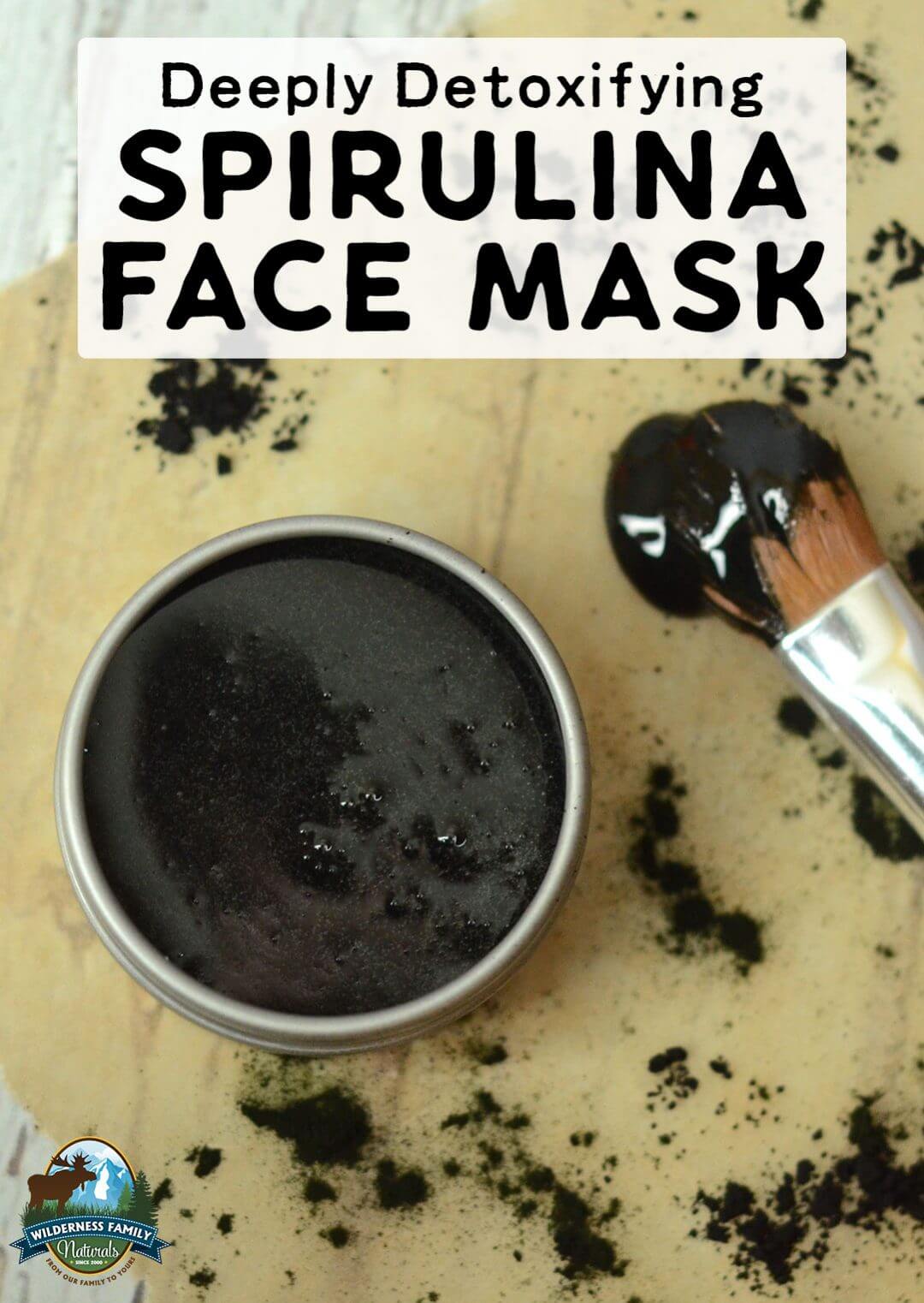 Deeply Detoxifying Spirulina Face Mask