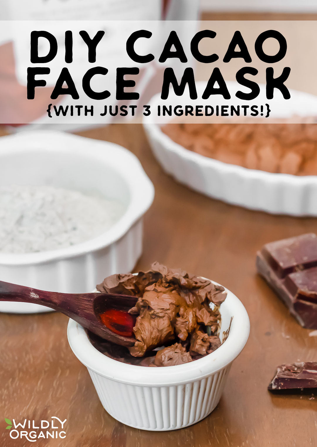 DIY Cacao Face Mask {with just 3 ingredients!}
