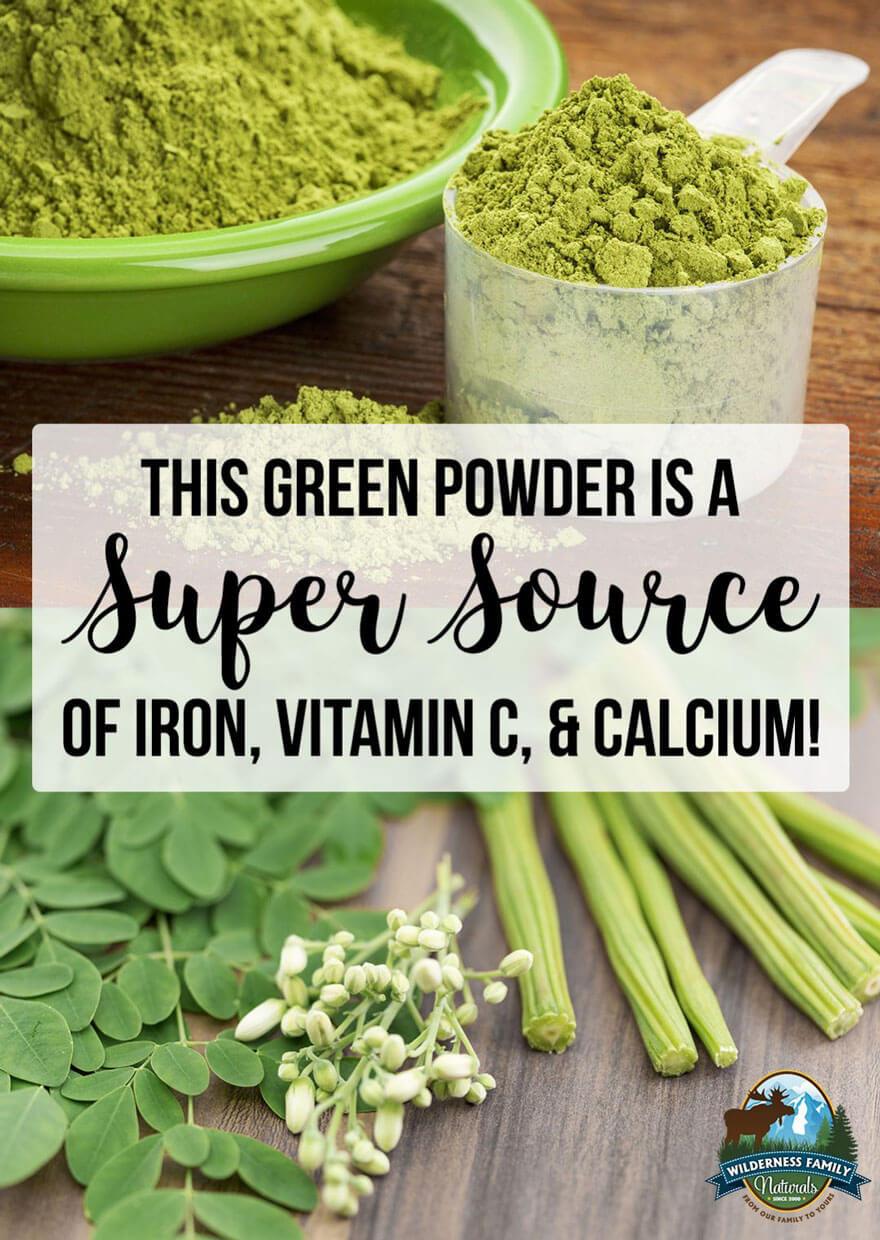 This Green Powder Is A Super Source of Iron, Vitamin C, & Calcium!