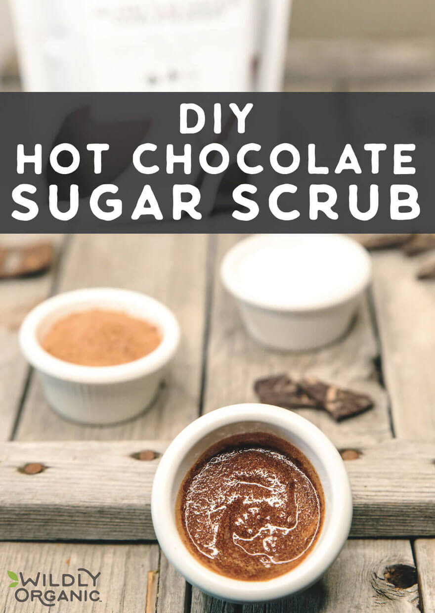 DIY Hot Chocolate Sugar Scrub {Only 4 Ingredients!}