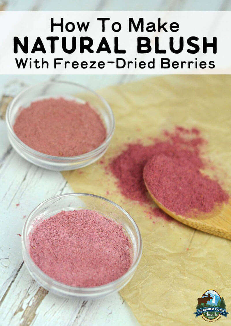 How To Make Natural Blush With Freeze-Dried Berries