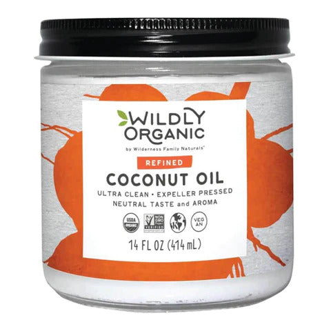 Jar of Wildly Organic’s Refined Coconut Oil
