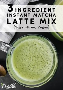 3-Ingredient Instant Matcha Latte Mix {Sugar-Free, Vegan}