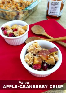 Paleo Apple-Cranberry Crisp