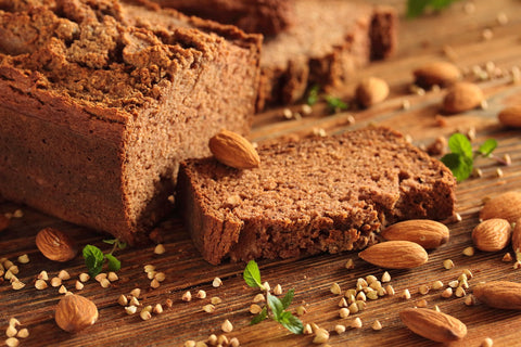 Gluten-free bread with almonds