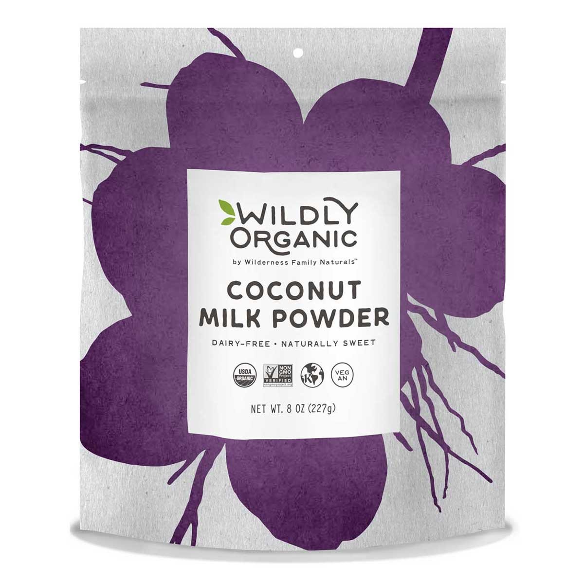 Wildly Organic Coconut Milk Powder Dairyfree, Vegan 8 oz+