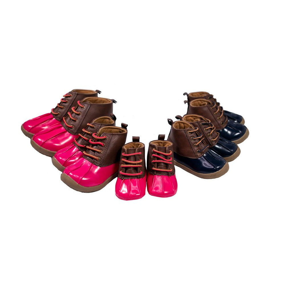 infant girl duck boots