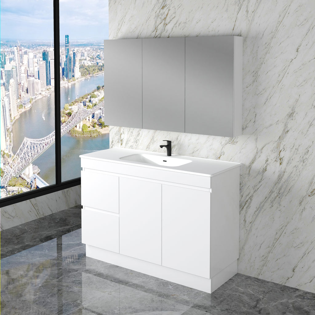 Noah 1200 Mm Vanity On Kickboard Acqua Bathrooms