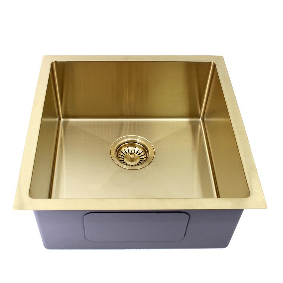 450 X 450 X 200 Mm Gold Kitchen Sink Acqua Bathrooms   M S202LG 9bfa131d 202b 484b 971c 39035caf10f6 1024x1024 