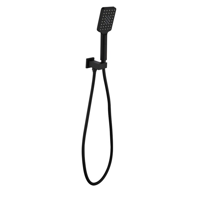 Matt Black Hand Held Shower Set Acqua Bathrooms