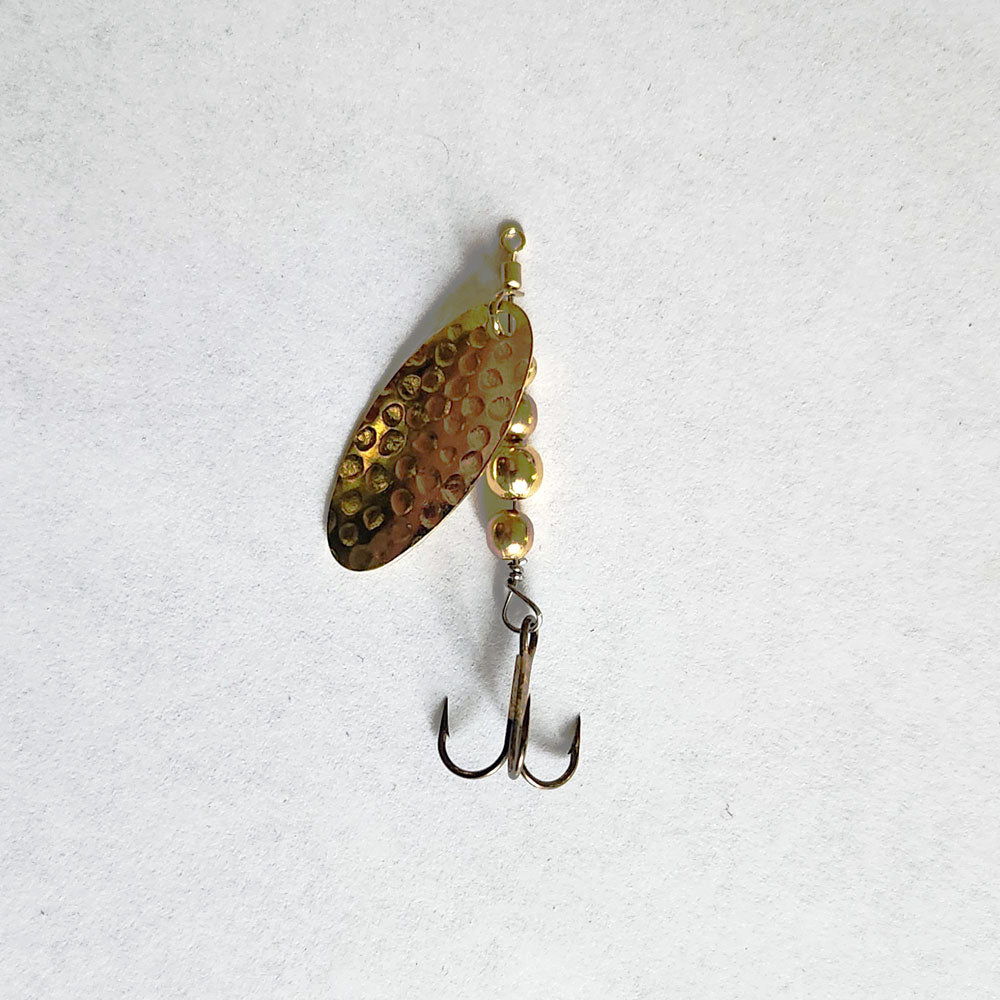  Fishing baits 6 Pack of Custom Gold Swiss Swing