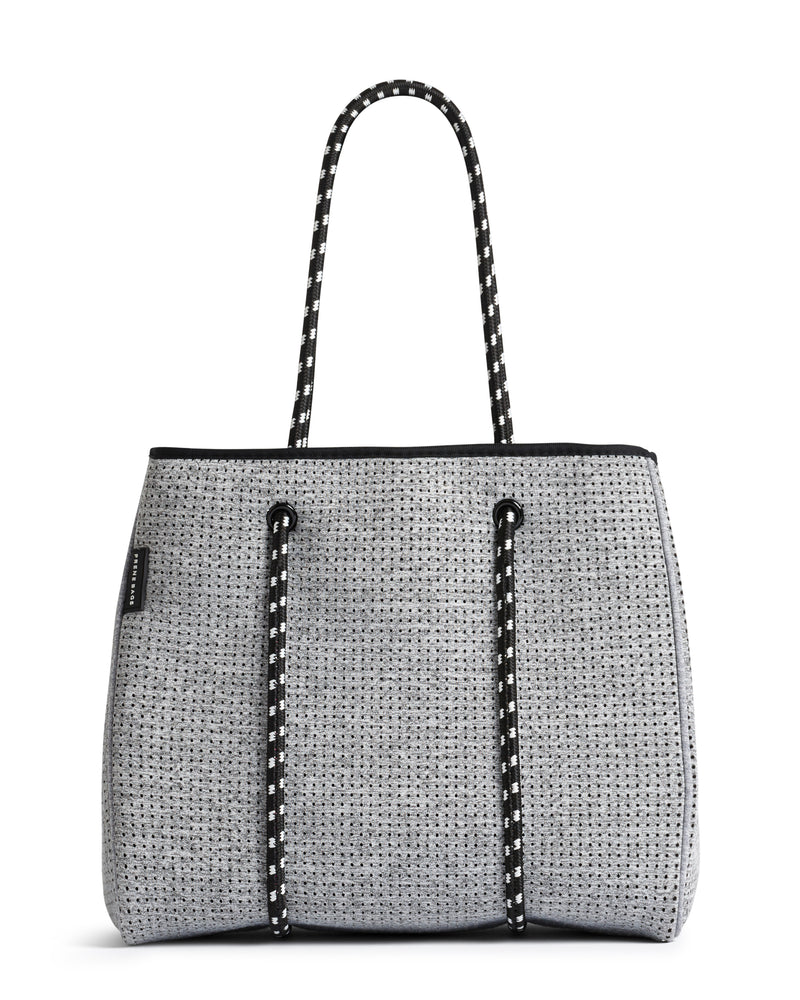 Prene Bags - The Portsea Bag (LIGHT GREY) Perforated Neoprene Bag