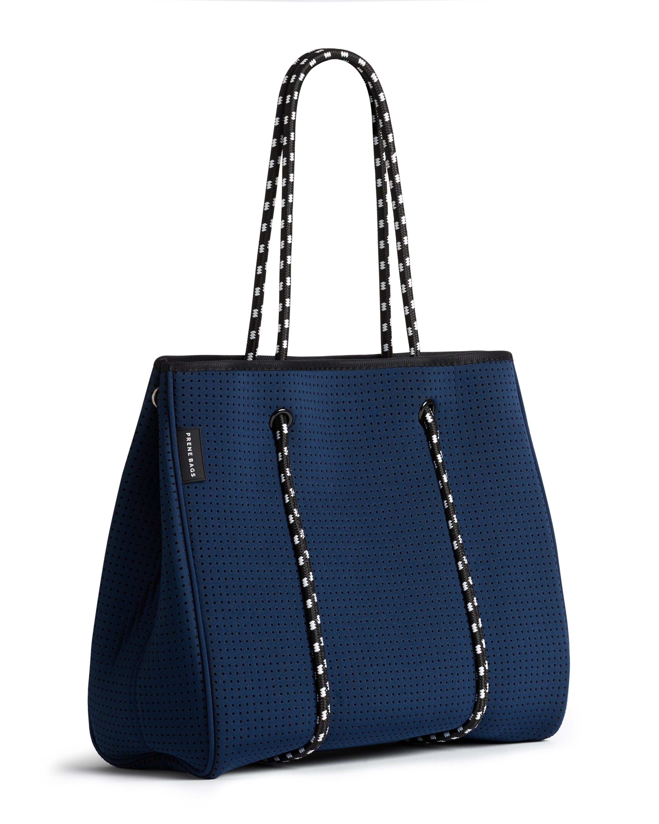 Prene Bags - The Sorrento Bag (NAVY BLUE) Perforated Neoprene Bag