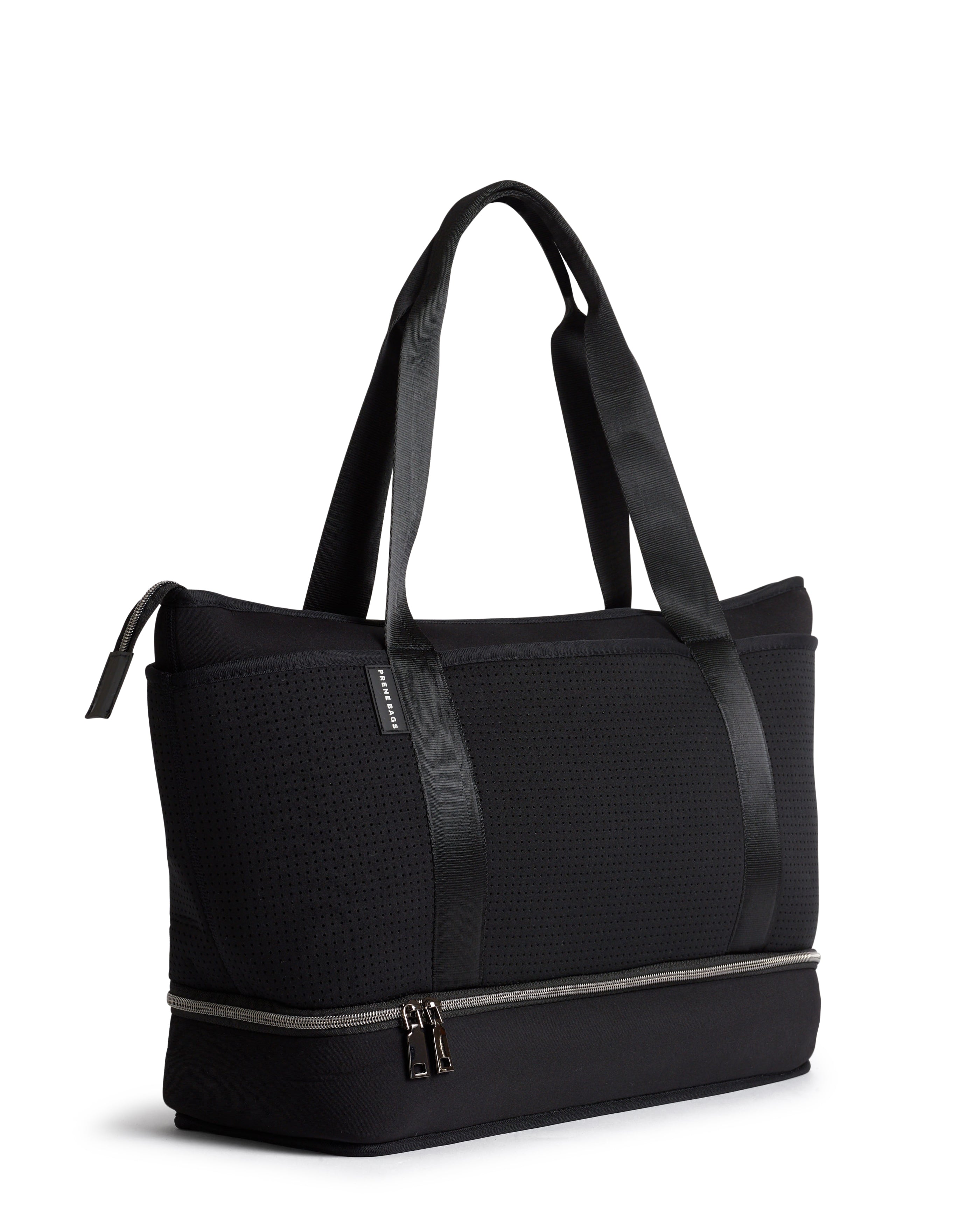 Prene Bags - The Sunday Bag (BLACK) Neoprene Baby/Diaper/Nappy/Gym Bag