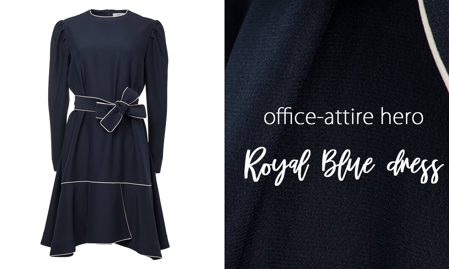 royal blue corporate attire