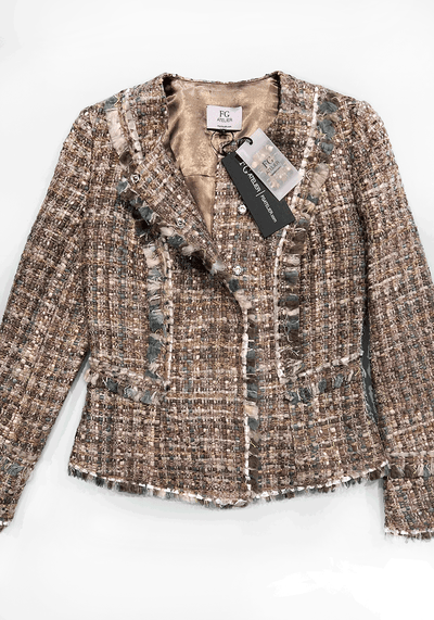 Fringed tweed jacket | FG atelier