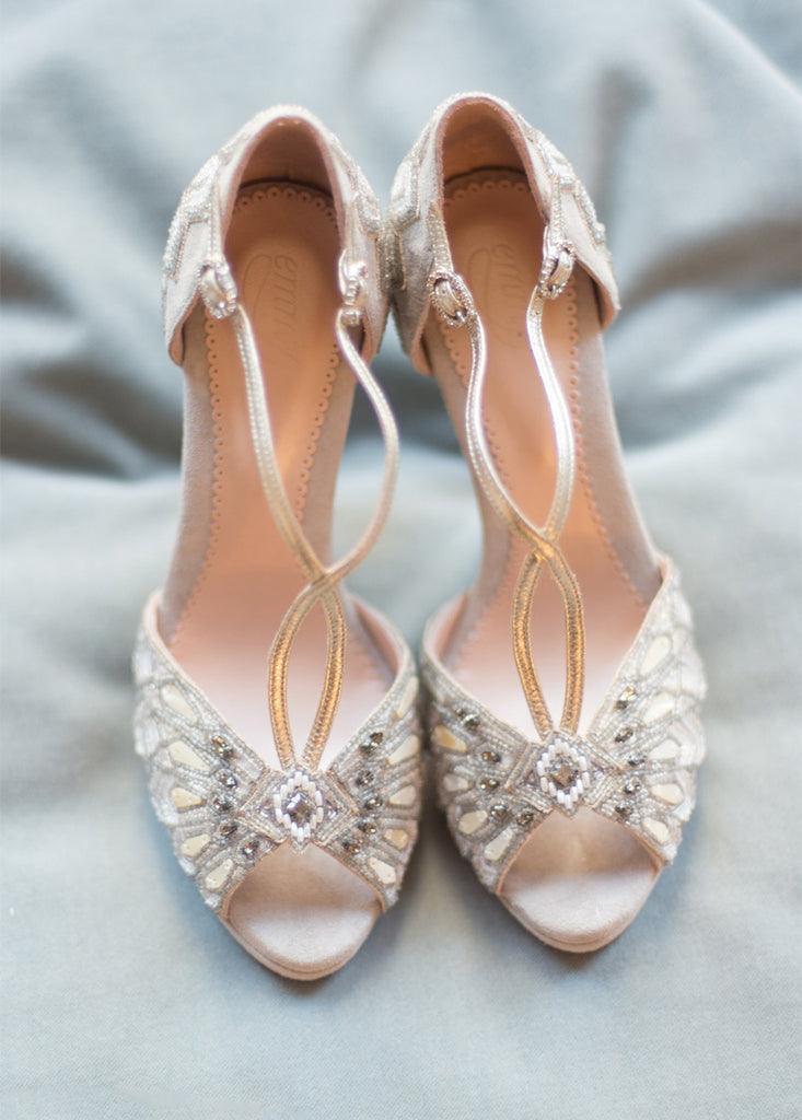 Buy Victoria Vapour High Heel Wedding Sandal | Emmy London