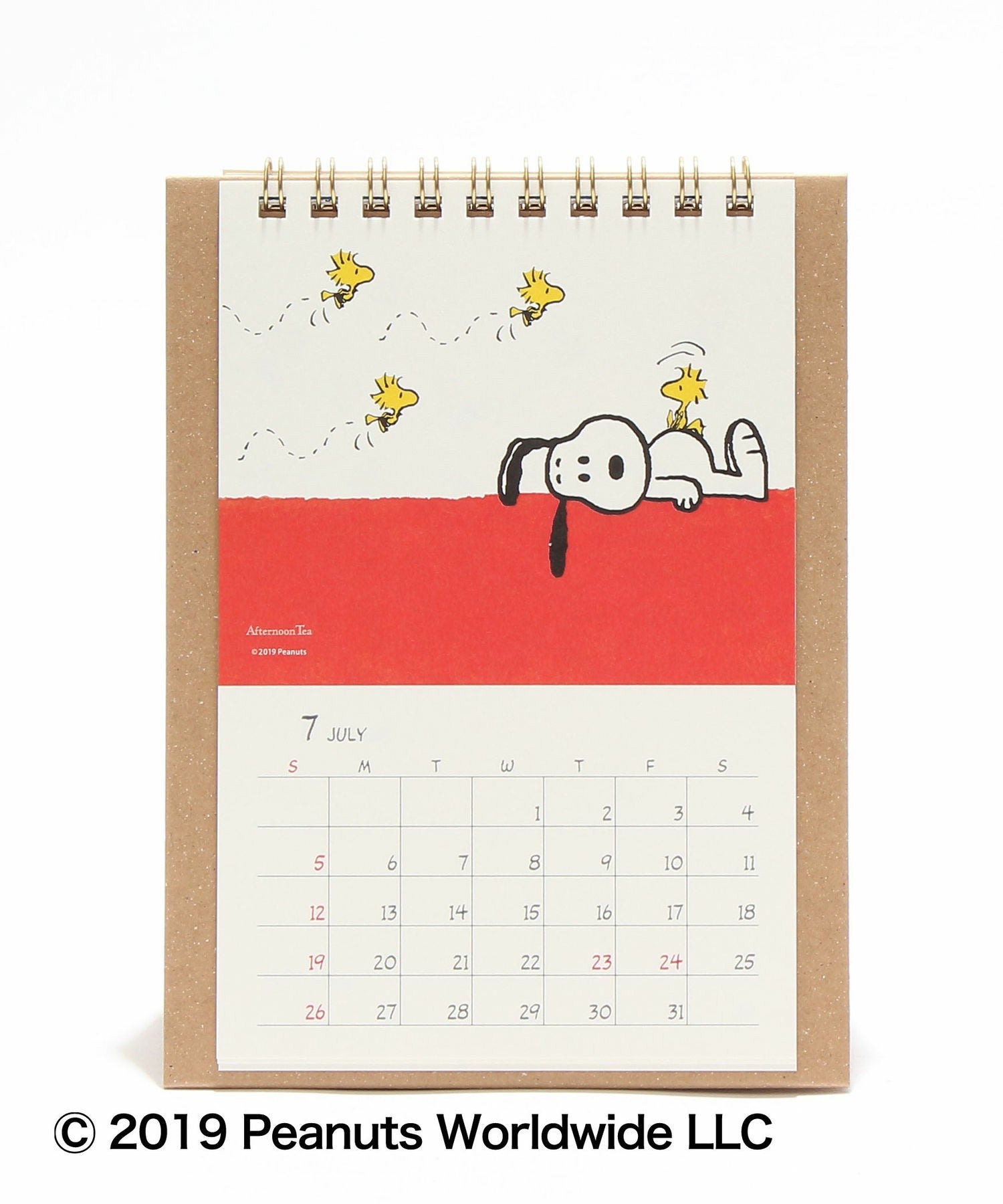 Snoopy Calendar Desktop 2020 Peanuts Afternoon Tea Japan
