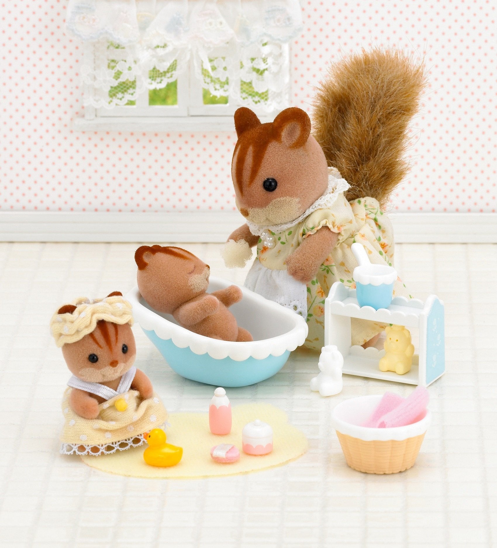 Furniture Baby Bath Set Ka 210 Sylvanian Families Japan Calico