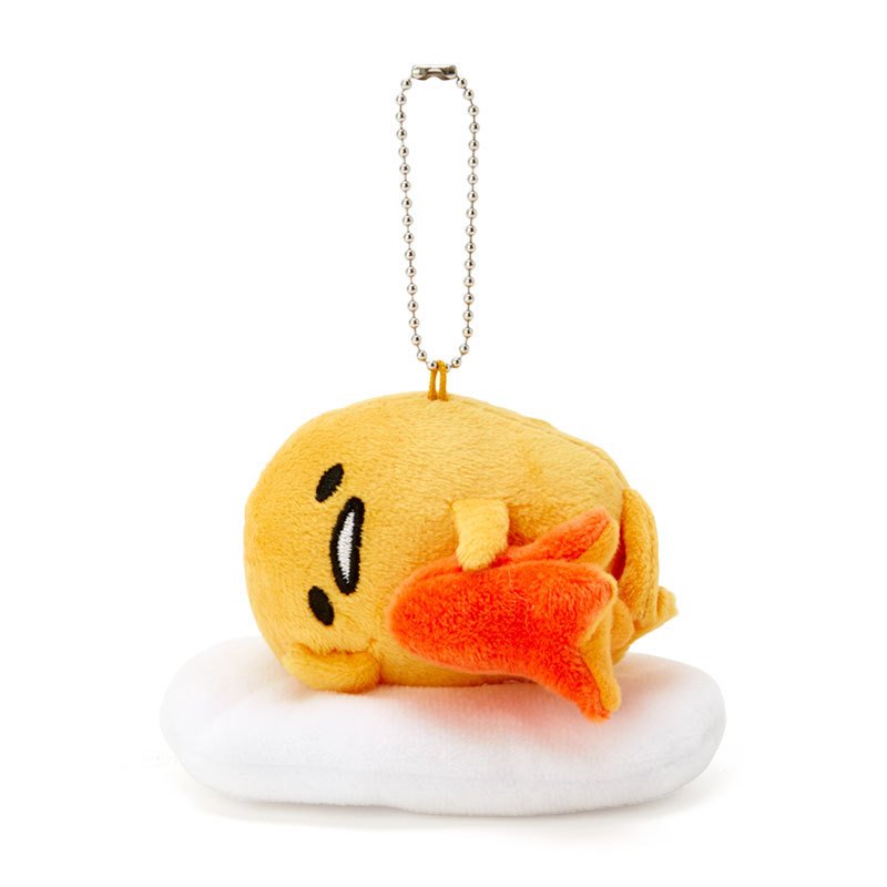 gudetama plush keychain