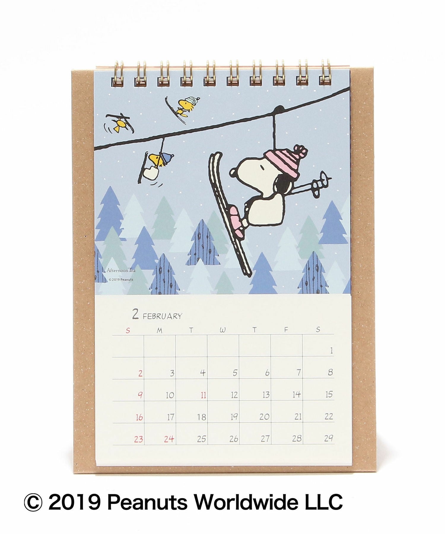 Snoopy Calendar Desktop 2020 Peanuts Afternoon Tea Japan