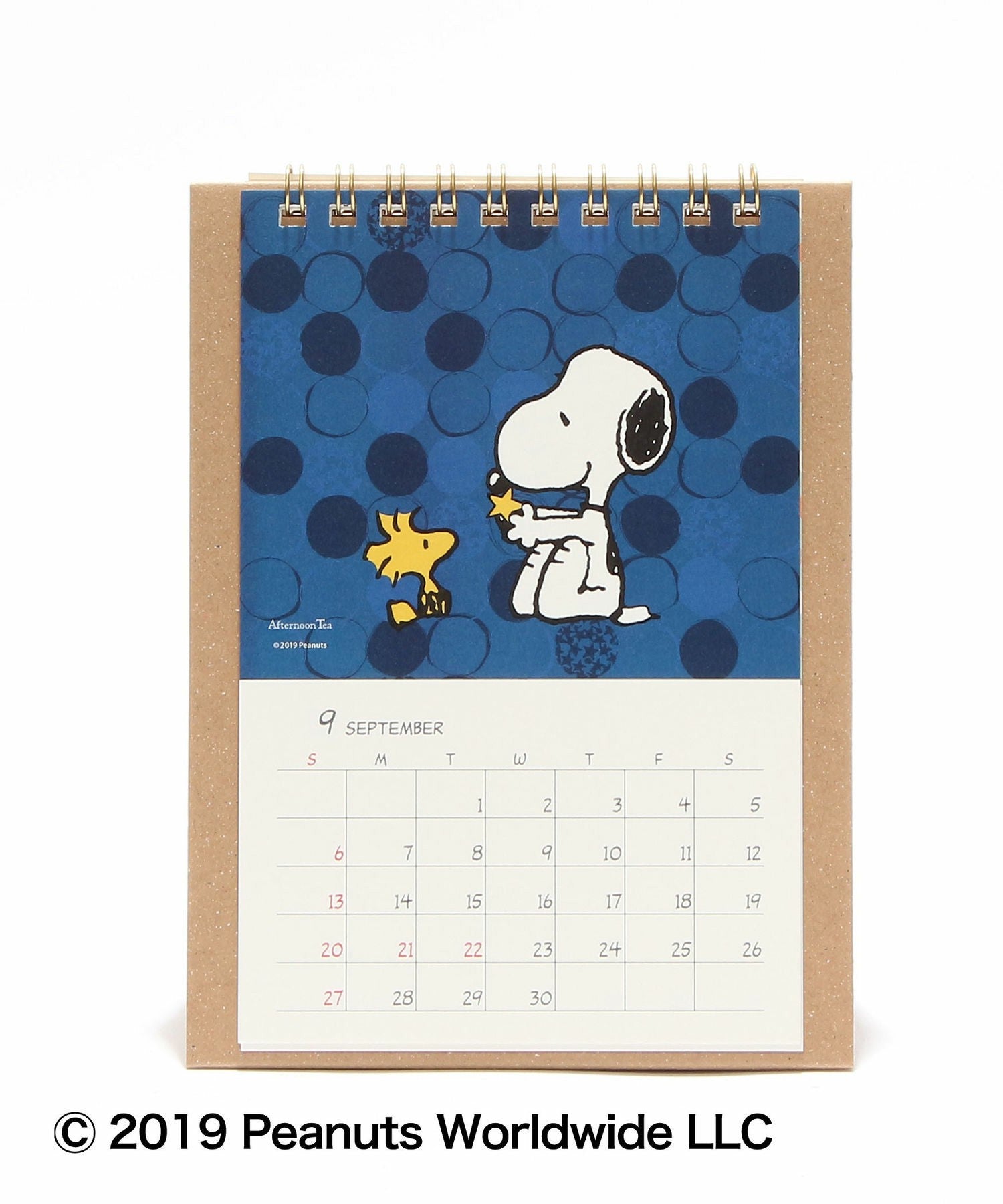 Snoopy Calendar Desktop 2020 Peanuts Afternoon Tea Japan