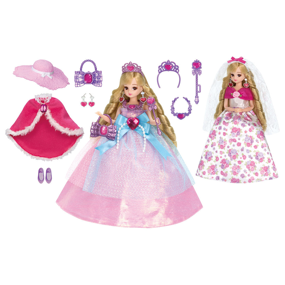 Licca Chan Doll Dreaming Princess Premium Dress Set Deluxe 