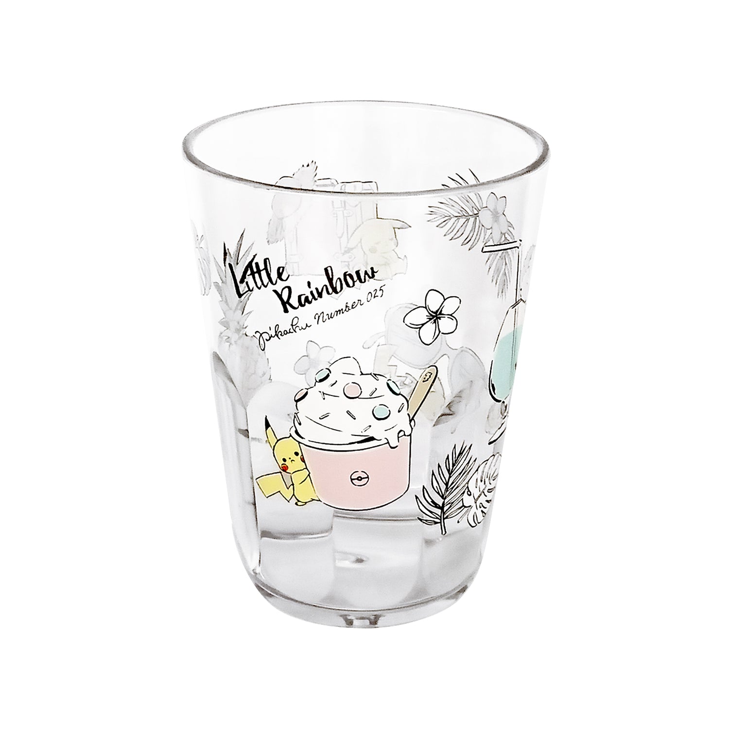 Pikachu Number025 Clear Tumbler Cup Little Rainbow Pokemon Center Japa Verygoods Jp