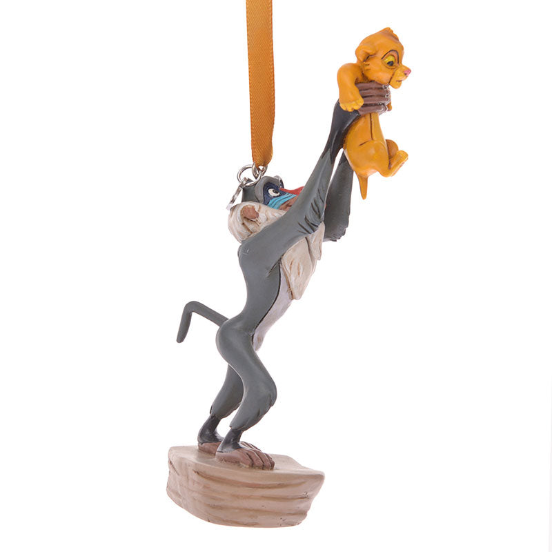 Lion King Rafiki Simba Christmas Tree Ornament Disney Store