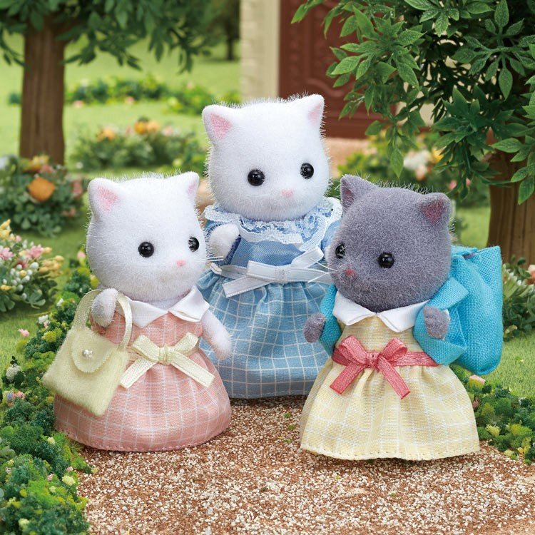 sylvanian families persian cat family