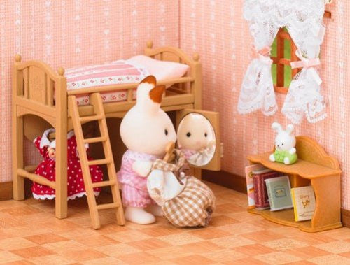 sylvanian families bunk bed set