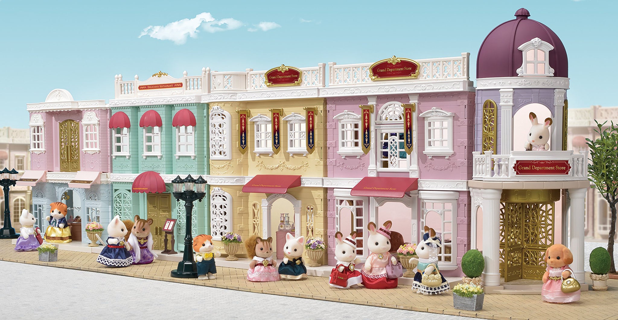 sylvanian families town house