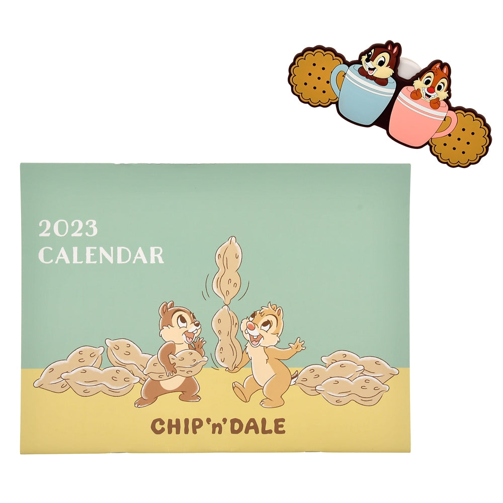 Chip Dale Wall Calendar W Clip 23 Disney Store Japan Verygoods Jp