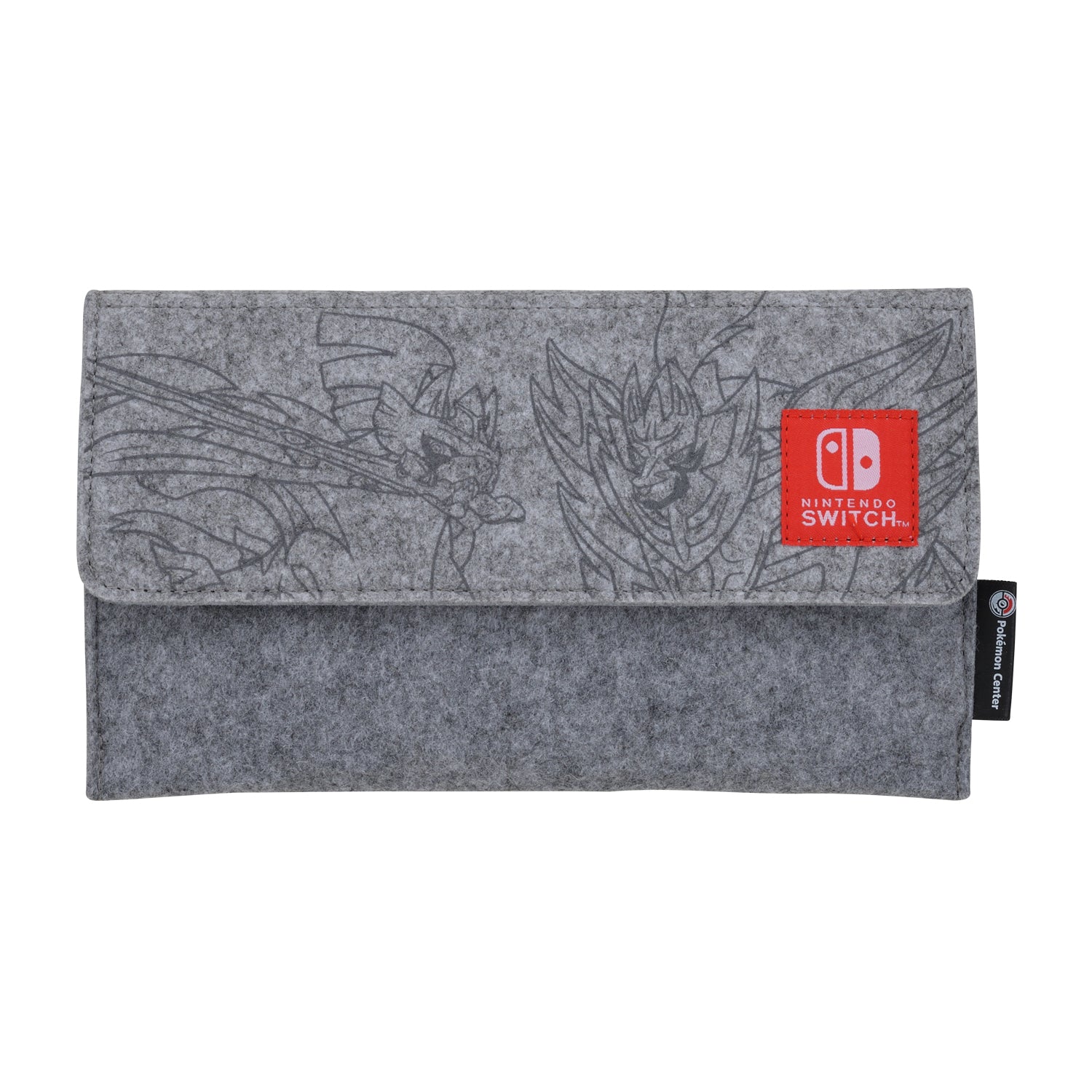 Zacian Zamazenta Felt Pouch For Nintendo Switch Lite Pokemon Center Japan