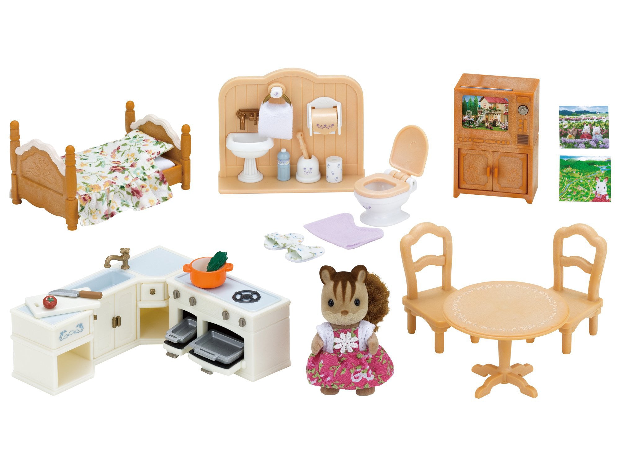 sylvanian families furniture set