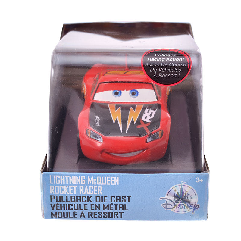 Cars Lightning Mcqueen Pullback Car Rocket Racer Type Disney Store