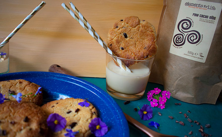 cacao and almond keto cookies