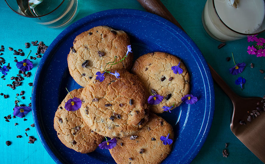 cacao and almond keto cookies