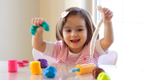 Kids party bags favours playdough favor how to make your own playdough