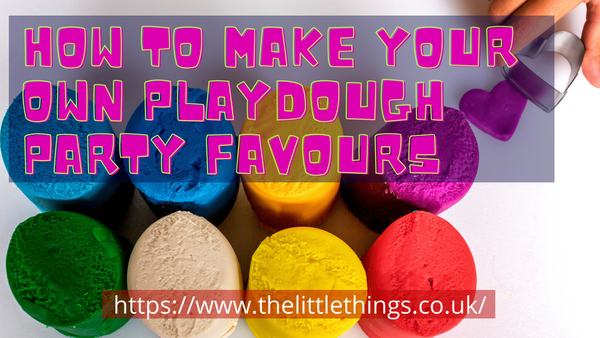 How to make your own playdough party favours Kids party bags fillers