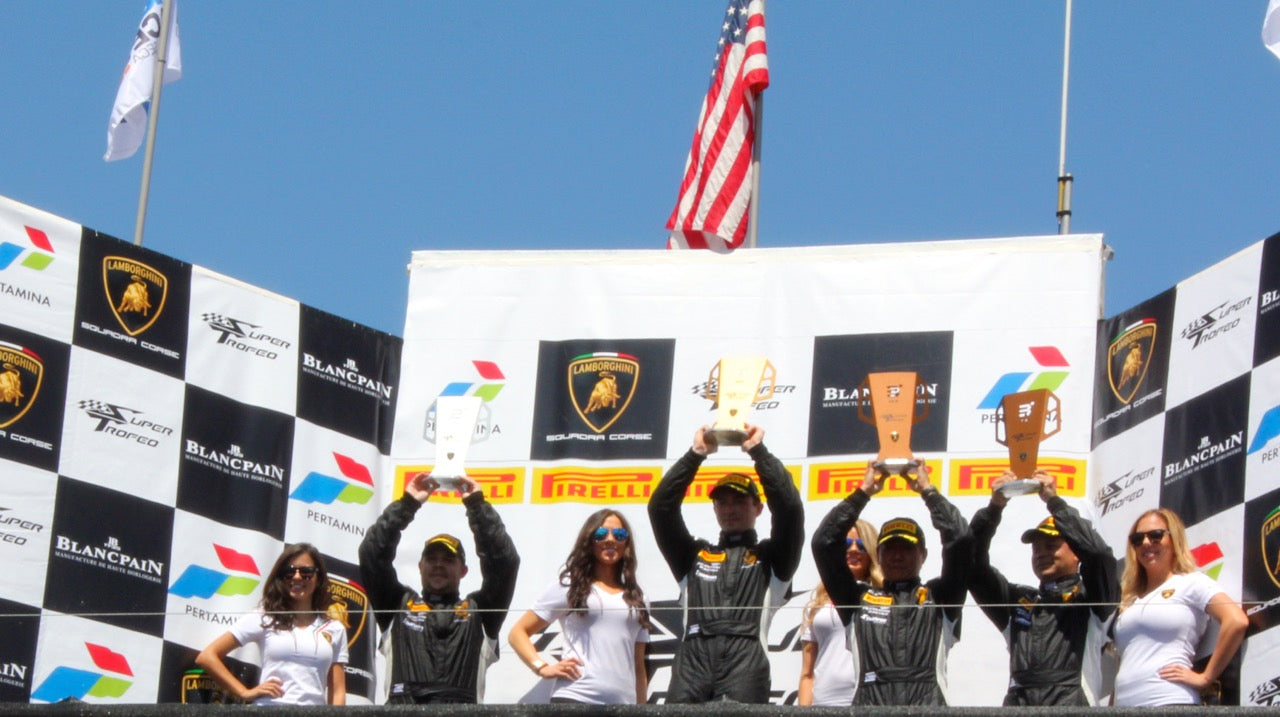 Race 2 Podium – Lamborghini Super Trofeo