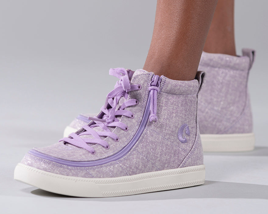 Kid's Lilac BILLY Classic Lace Highs