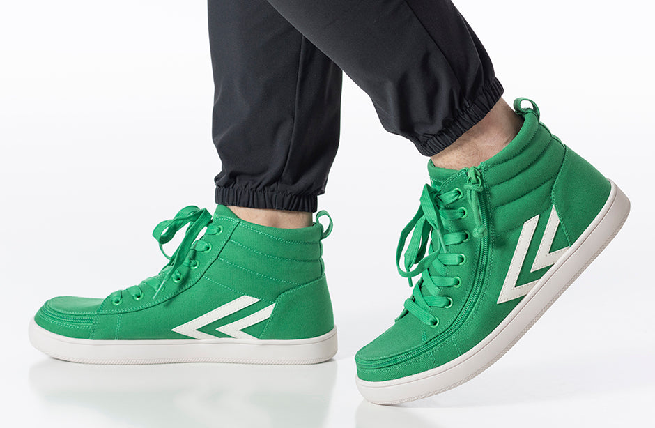 Factureerbaar Airco aankleden Men's Green/White BILLY CS Sneaker High Tops – BILLY Footwear