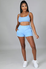 Let's Chill Boo Short Set