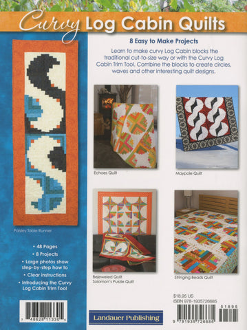 Curvy Log Cabin Quilts Book Happy Wife Quilting