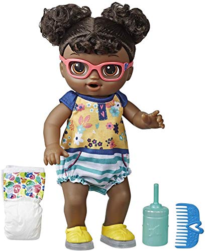 par Estar confundido Democracia Baby Alive Step 'N Giggle Baby Black Hair Doll with Light-Up Shoes, Re –  One Great Shop