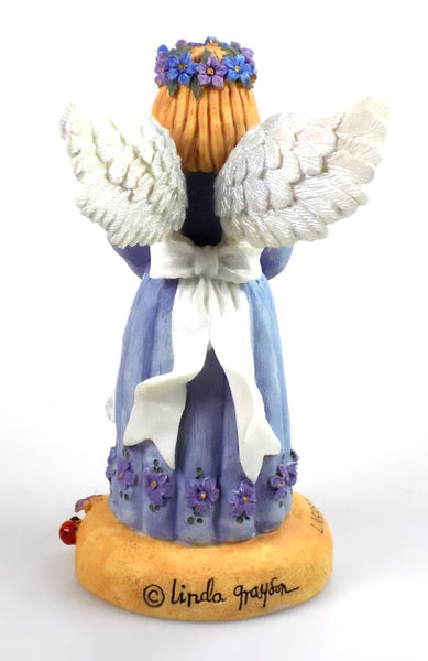 July Angel Figurine by Linda Grayson