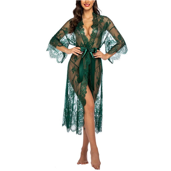 Lingerie | Sexy Long Lace Kimono – One Great Shop