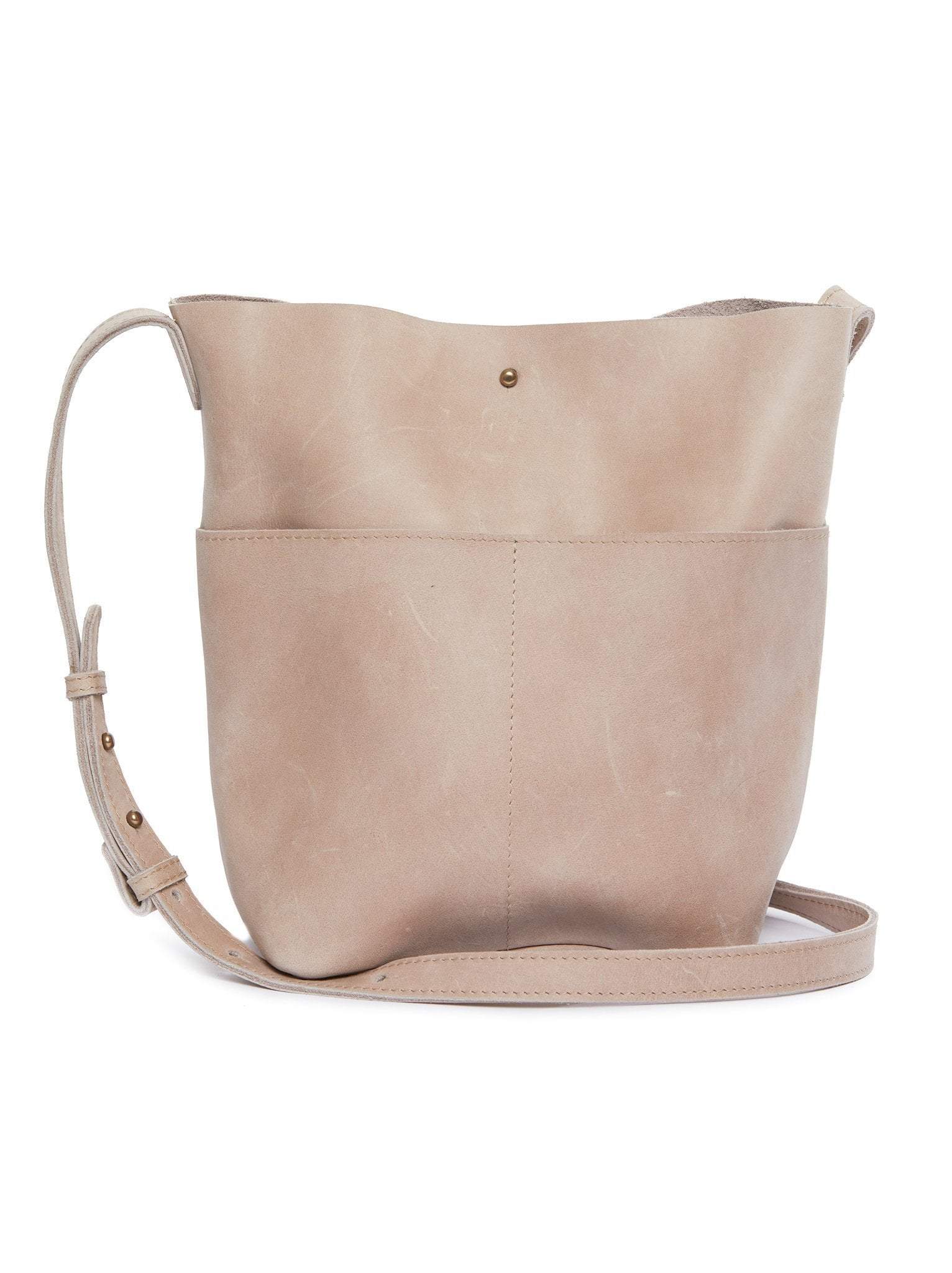 cross body bucket bag